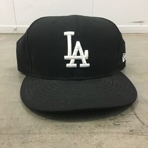 New Era SnapBack baseball cap hat black LA